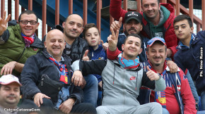 Catania-Paganese 2-1, i tifosi · Catania - Paganese