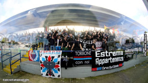 Virtus Francavilla-Catania 1-0, i tifosi