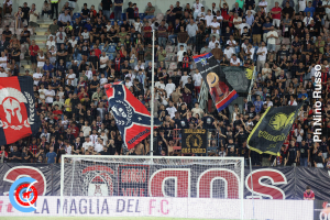 Crotone-Catania 1-0 coppa Italia i tifosi