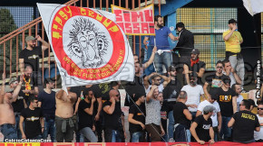 Catania-Catanzaro 0-2, i tifosi · Catania - Catanzaro