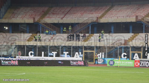 Catania-Reggina 1-0, i tifosi · Catania - Reggina