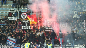 Trapani-Catania 2-0, i tifosi