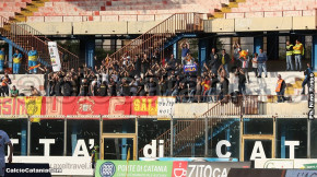 Catania-Catanzaro 0-2, i tifosi · Catania - Catanzaro