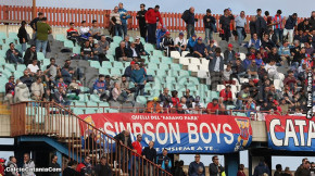 Catania-Catanzaro 0-2, i tifosi · Catania - Catanzaro