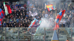 Catania-Vibonese 2-1, i tifosi · Catania - Vibonese