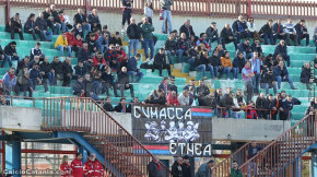 Catania-Vibonese 2-1, i tifosi · Catania - Vibonese